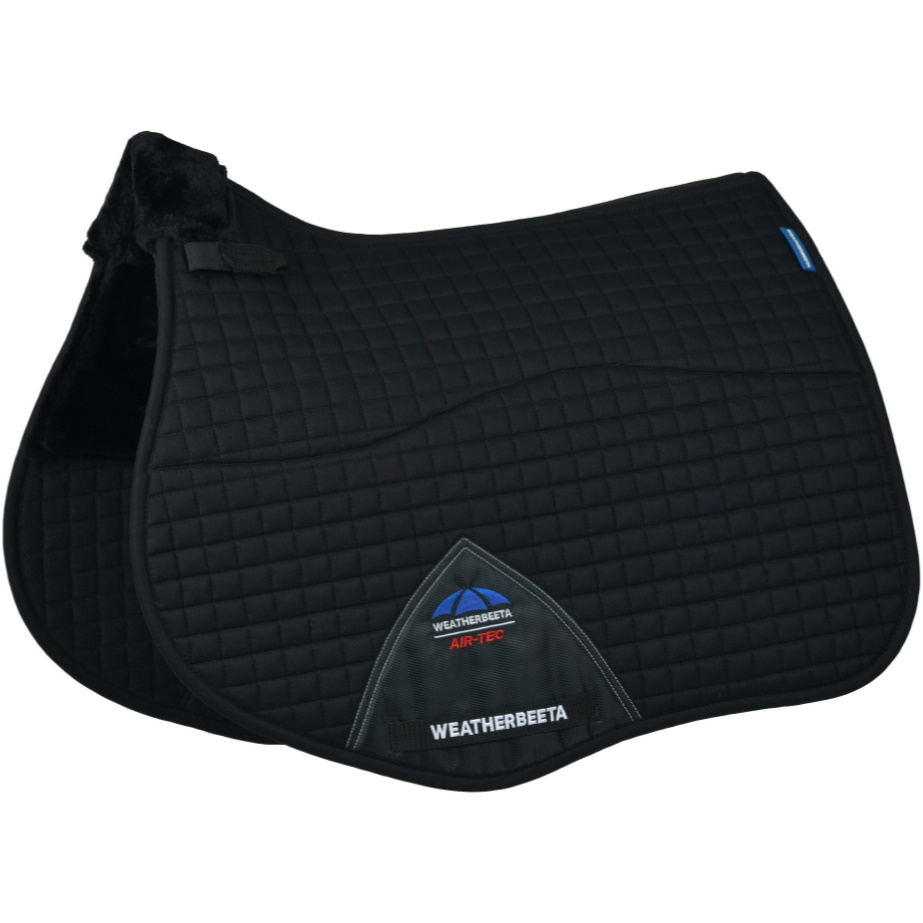 2025 Weatherbeeta Prime Air-Tec Comfy Fleece All Purpose Saddle Pad 1029558 - Black